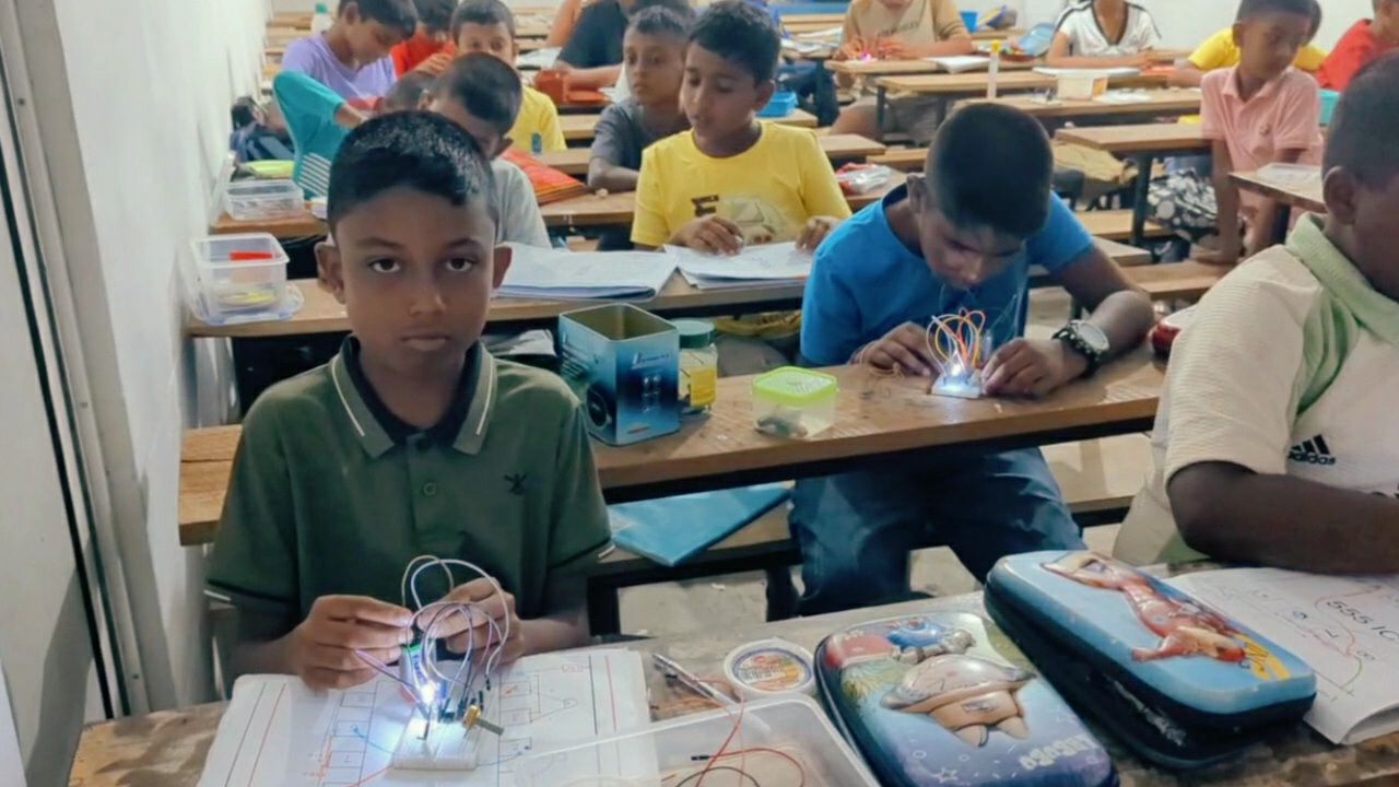 Ceylon Robotics students at the Panadura branch